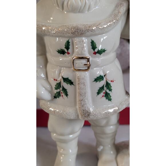 Lenox North Pole Santa 8.25” Holiday With Box - Picture 3 of 15